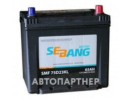 SEBANG SMF 95D23KL 12В 6ст 75 а/ч оп высокий