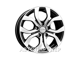 K&K КС704 6.5x16 5x114.3 ET50 66.1 Алмаз черный (16_Terrano SN)