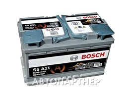 BOSCH S5 A11 580 901 080 AGM 12В 6ст 80 а/ч оп